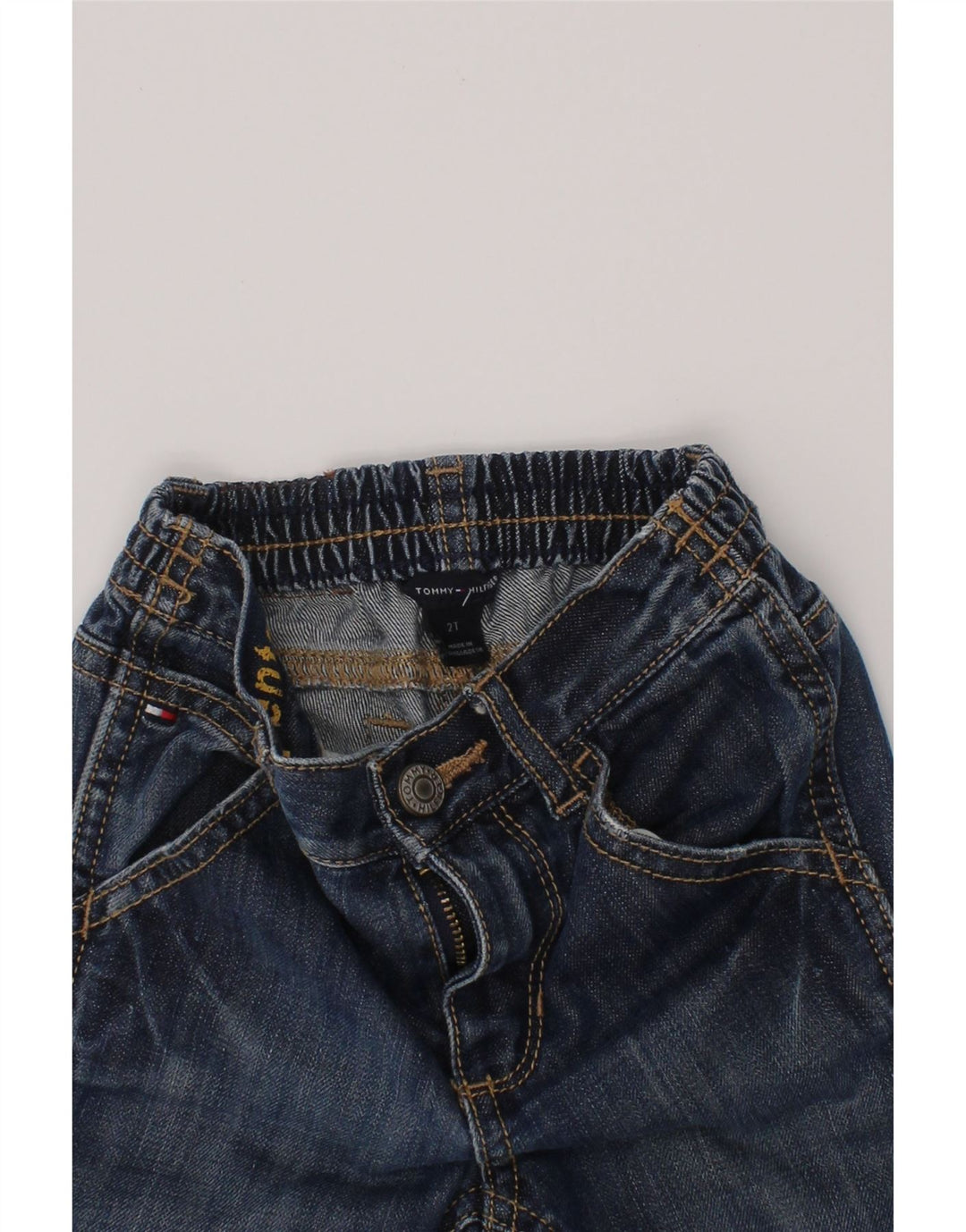 TOMMY HILFIGER Baby Boys Cargo Straight Jeans 18-24 Months W20 L12 Blue