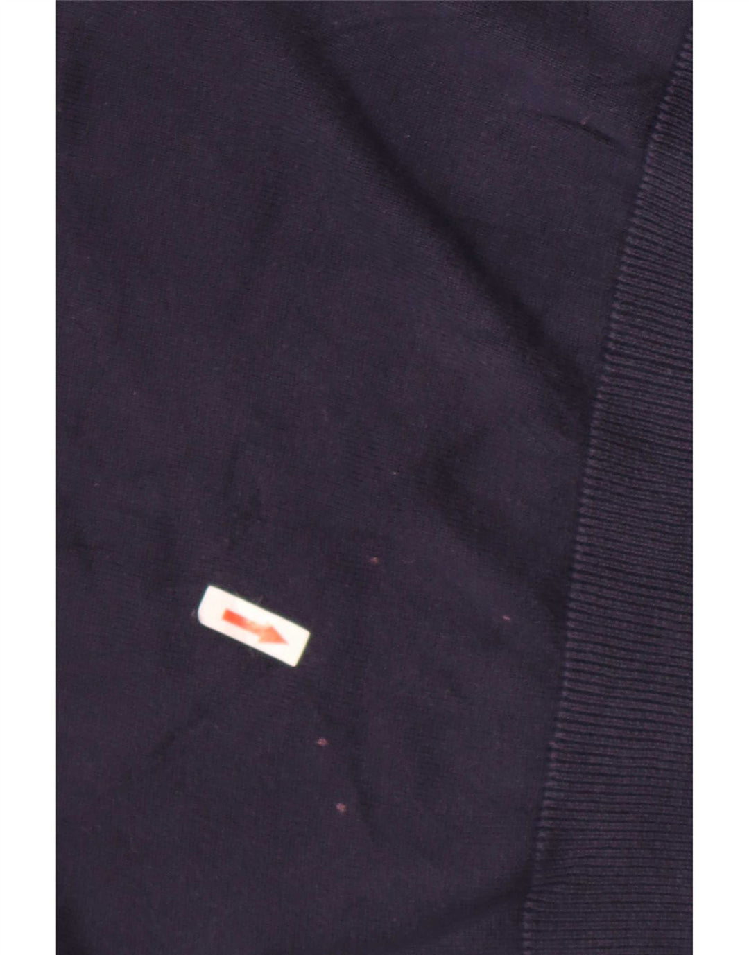 Lacoste Mens Crew Neck Jumper Sweater Size 5 Large Navy Blue Cotton
