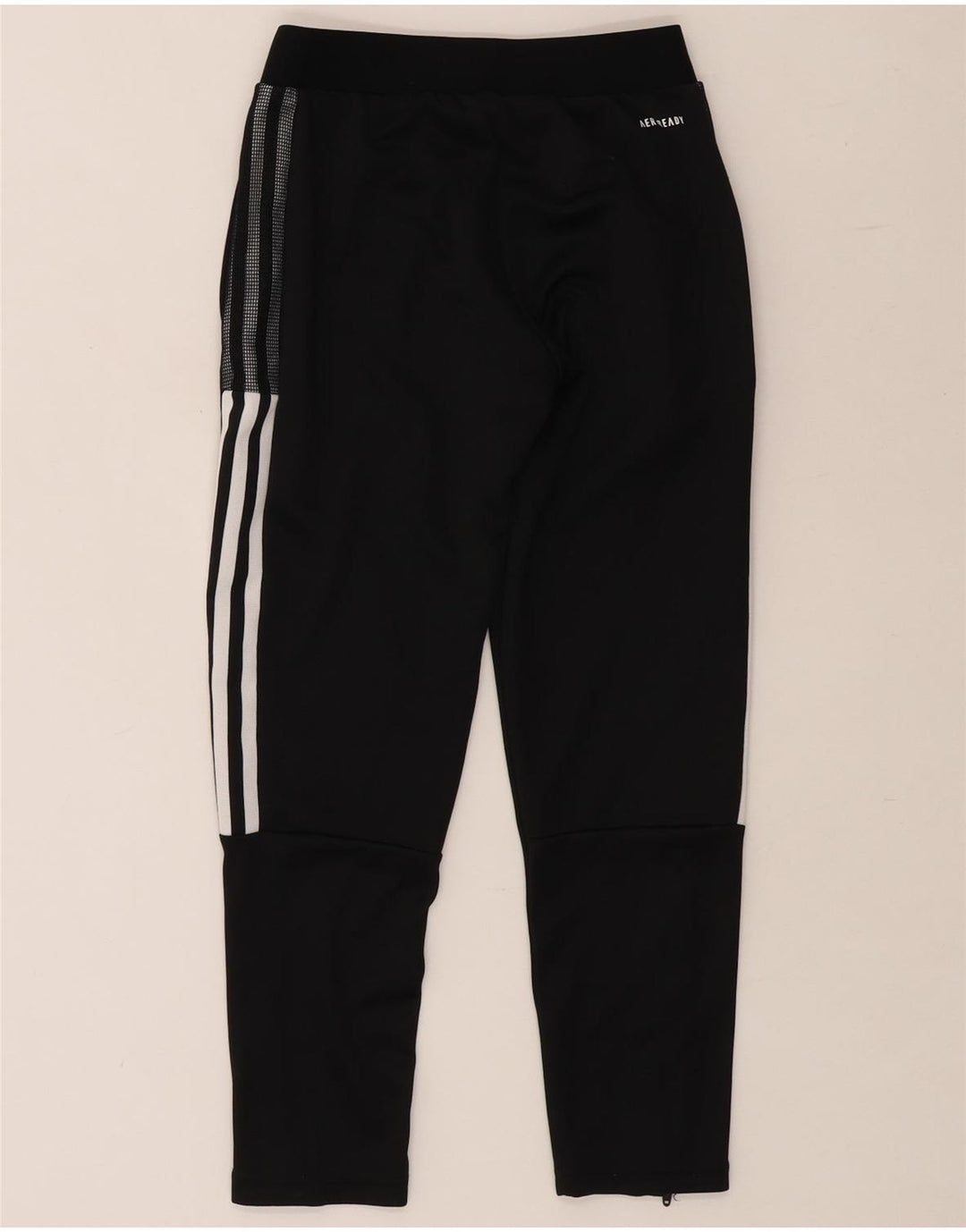 ADIDAS Boys Aeroready Tracksuit Trousers 9-10 Years  Black Polyester