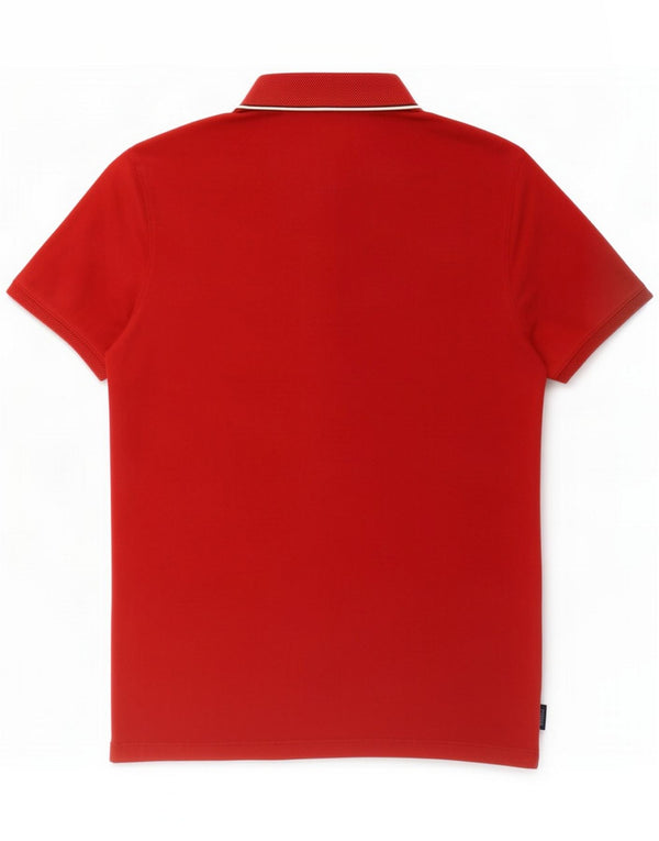 Ted Baker Mens Polo Shirt Size 3 Medium Red