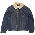 Wrangler Mens Denim Denim Jacket UK 40 Large Blue Cotton
