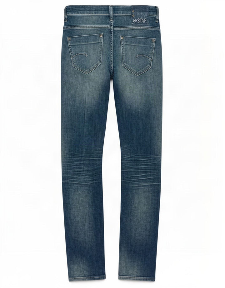 G-Star Womens Slim Jeans W26 L33 Blue Cotton