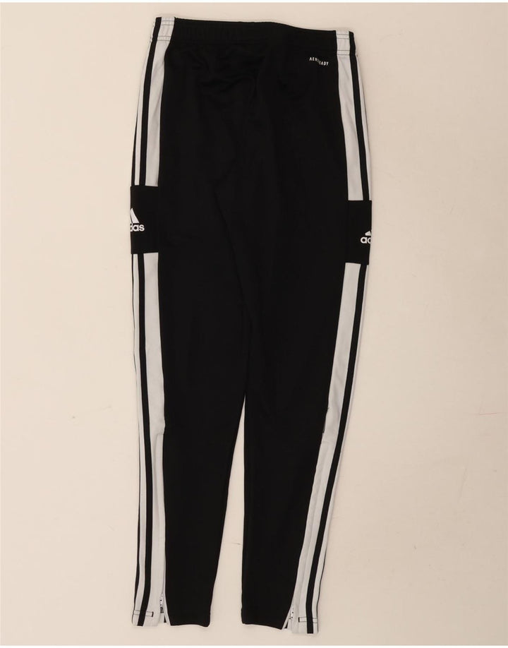 Adidas Mens Aeroready Tracksuit Trousers Small Black Colourblock Polyester