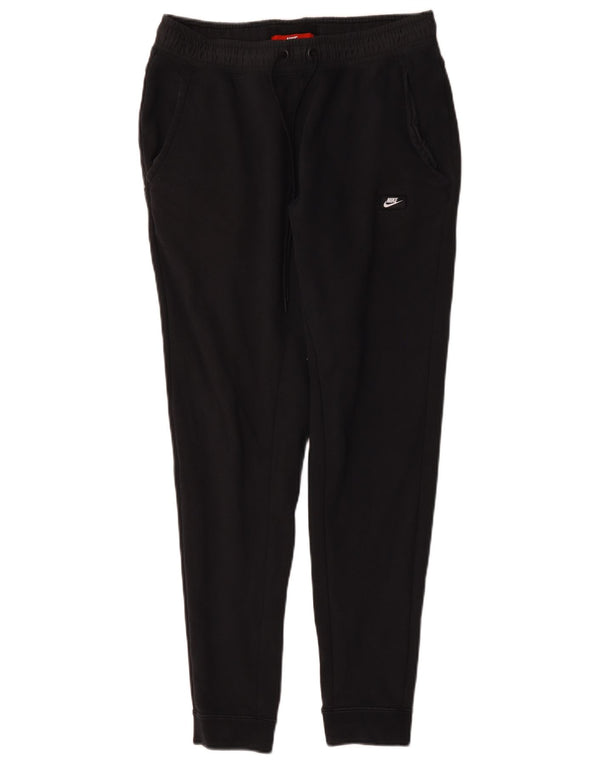 Nike Mens Tracksuit Trousers Joggers Medium Black Cotton