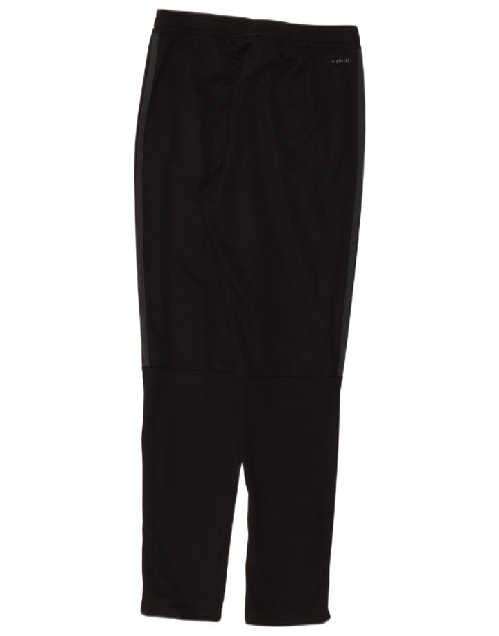 Adidas Boys Aeroready Tracksuit Trousers 13-14 Years Black Polyester