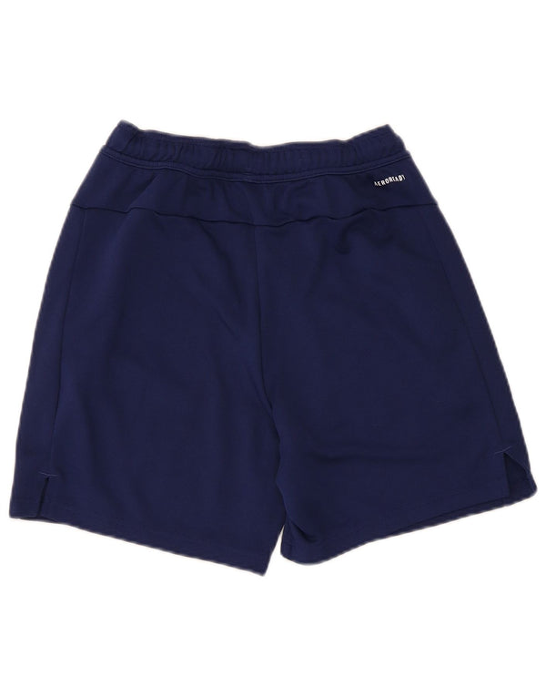 Adidas Mens Aeroready Sport Shorts Small Navy Blue Polyester