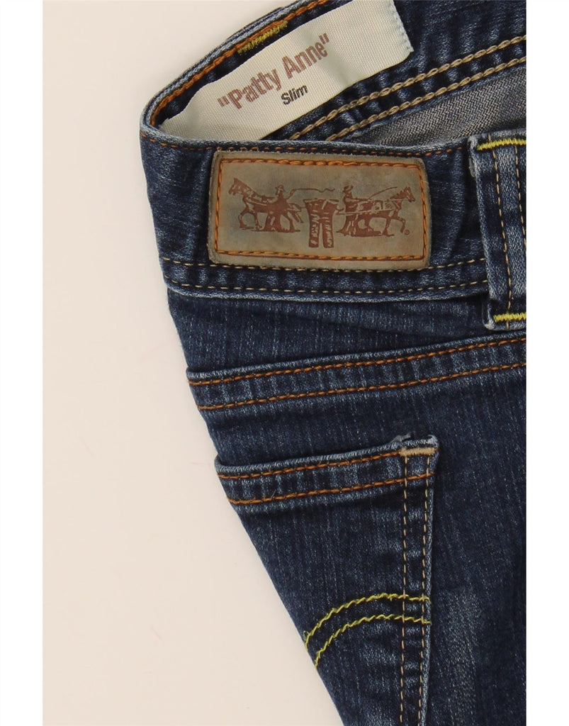LEVI'S Womens Patty Anne Low Waist Slim Jeans W28 L28 Navy Blue Vintage Levi's and Second-Hand Levi's from Messina Hembry 