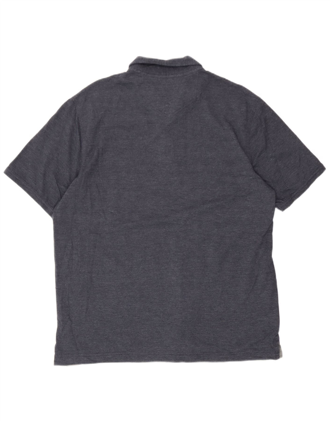 Eddie Bauer Mens Polo Shirt Large Navy Blue Cotton