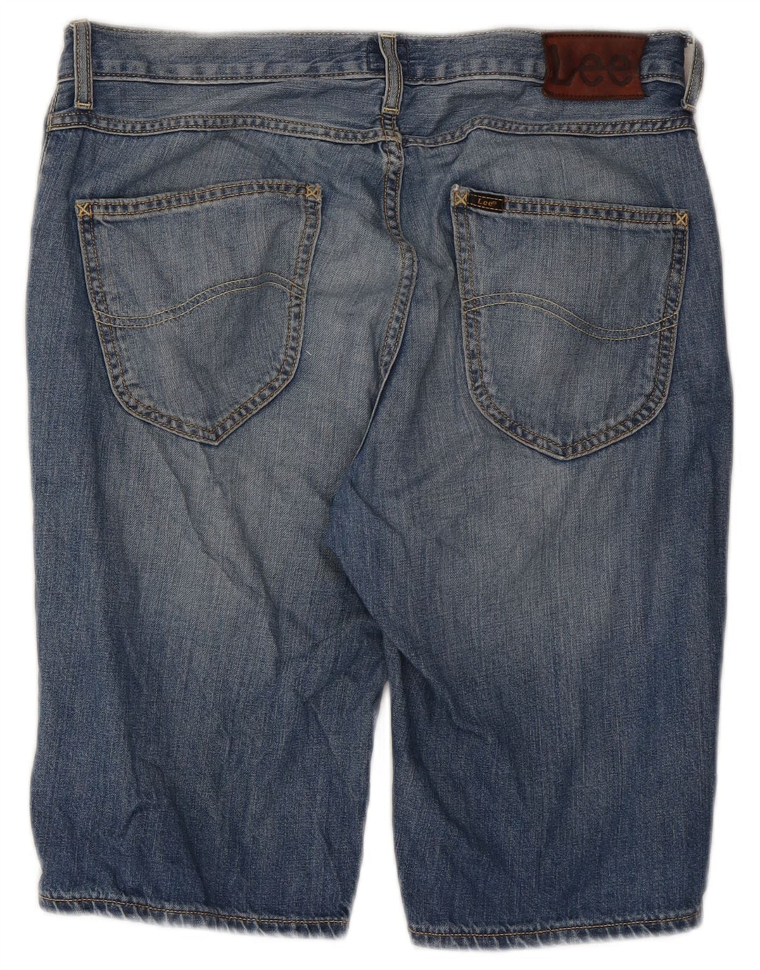 Lee Mens Denim Shorts W31 Medium Blue Cotton