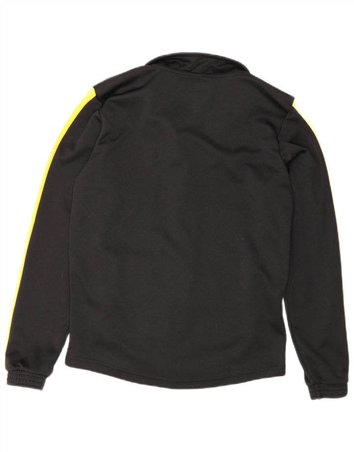 Kappa Boys Tracksuit Top Jacket 13-14 Years Black Colourblock