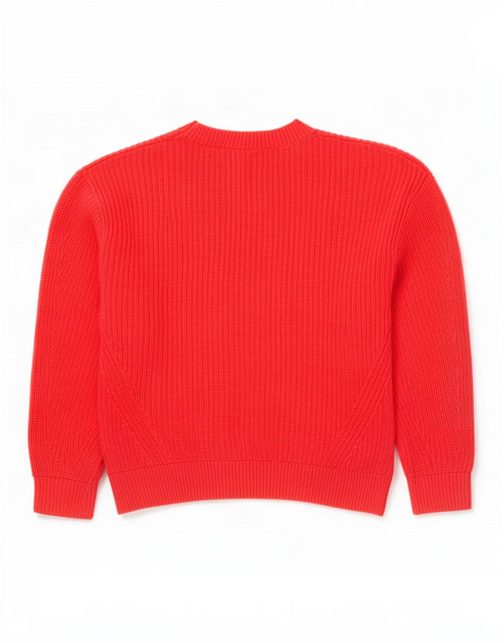 Gap Mens Crew Neck Jumper Sweater Small Red Cotton