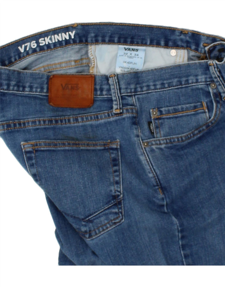 VANS Womens Denim Shorts W32 Large  Blue Cotton Vintage Vans and Second-Hand Vans from Messina Hembry 