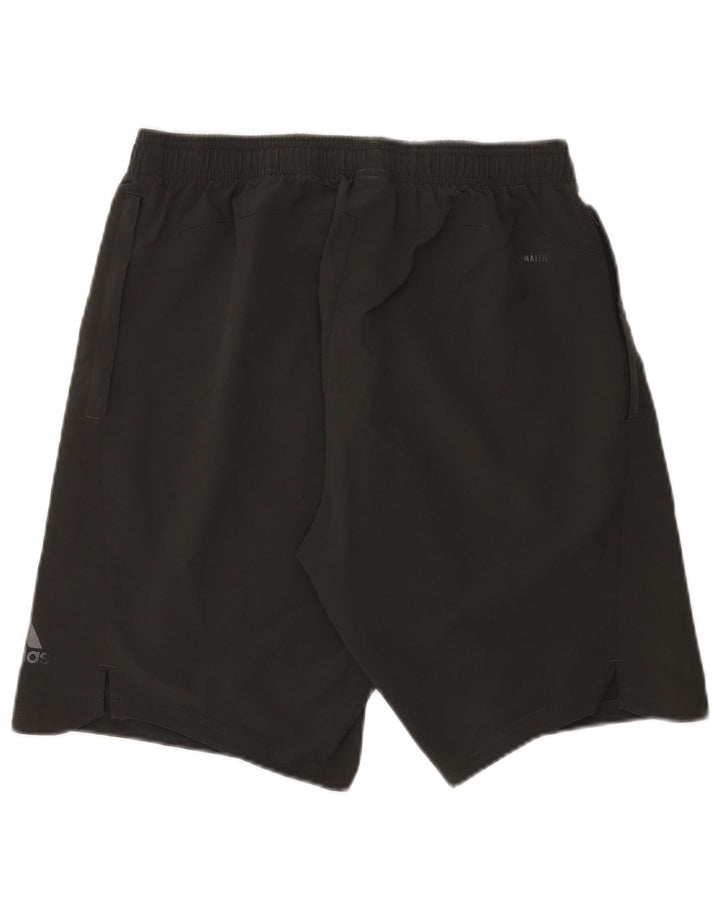 Adidas Mens Climalite Sport Shorts Medium Grey Polyester