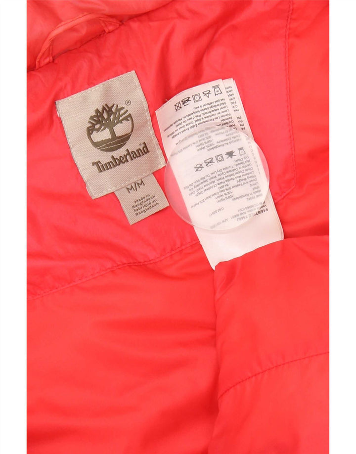 Timberland Womens Padded Gilet UK 14 Medium Pink Nylon