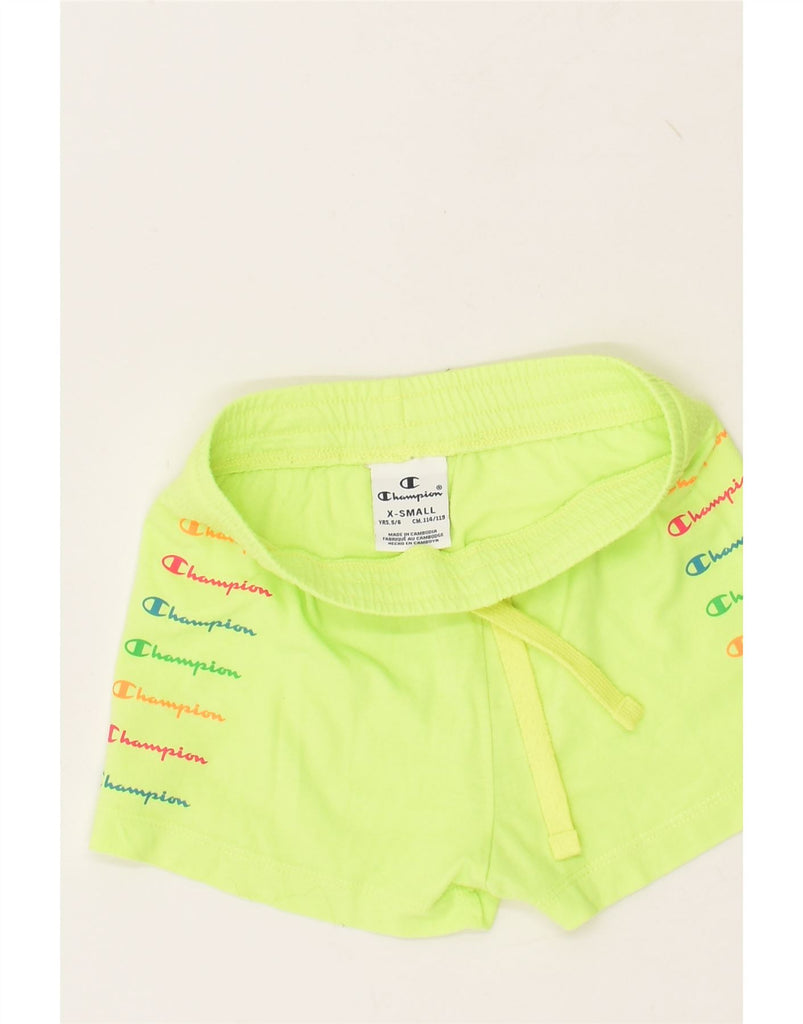 CHAMPION Boys Sport Shorts 5-6 Years XS Green | Vintage Champion | Thrift | Second-Hand Champion | Used Clothing | Messina Hembry 