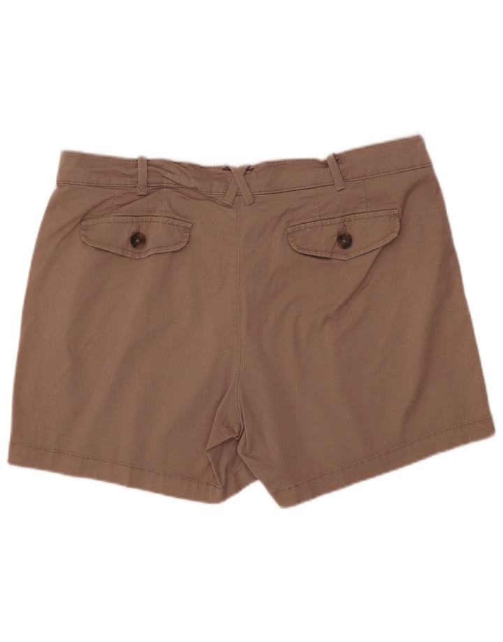 LEE Womens Chino Shorts US 16 2XL W38  Brown Cotton