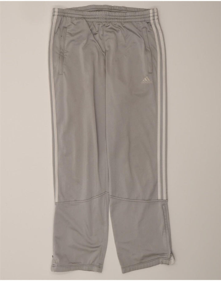 ADIDAS Mens Tracksuit Trousers UK 40/42 Medium  Grey Polyester