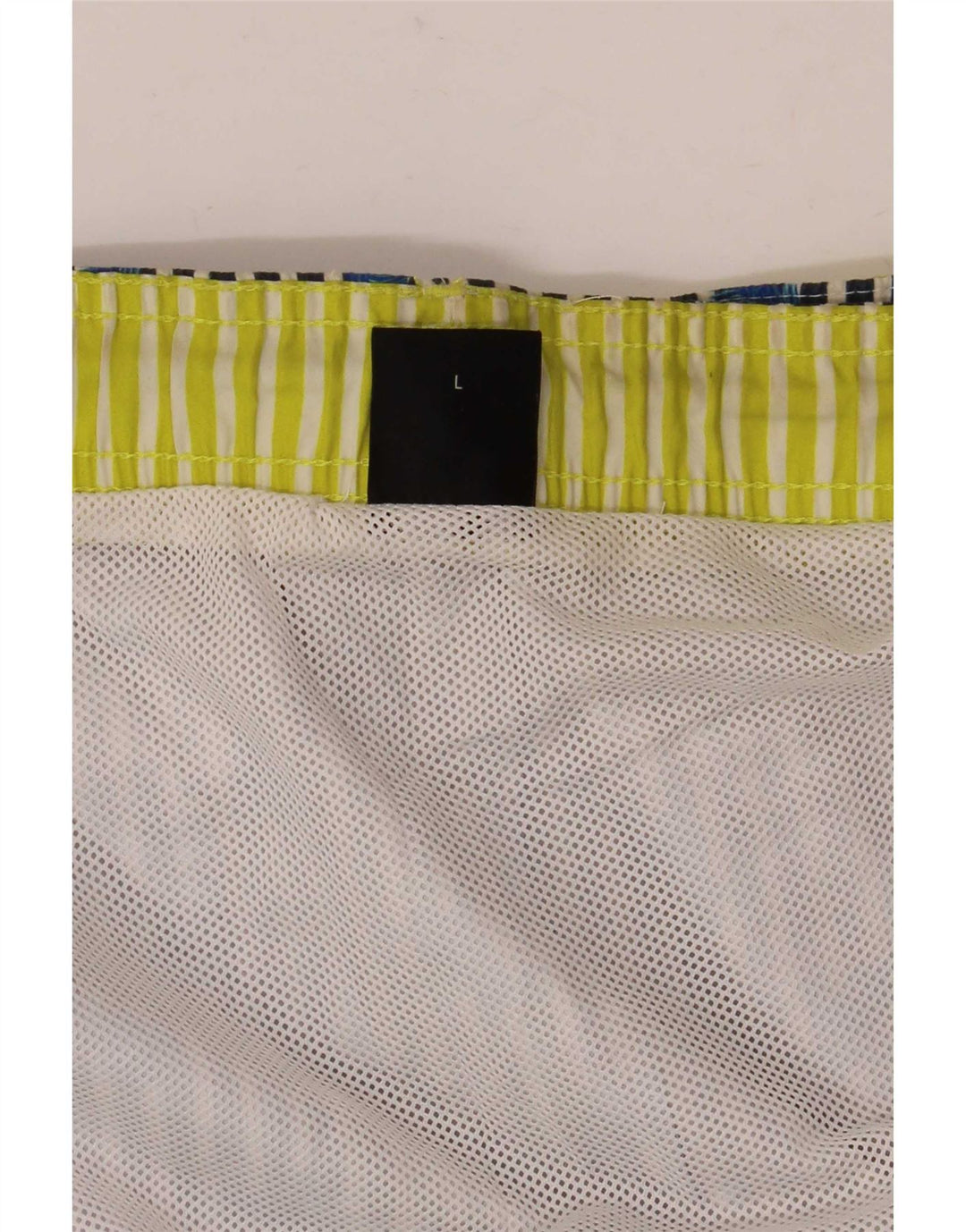 Hugo Boss Mens Swimming Shorts Large Blue Striped