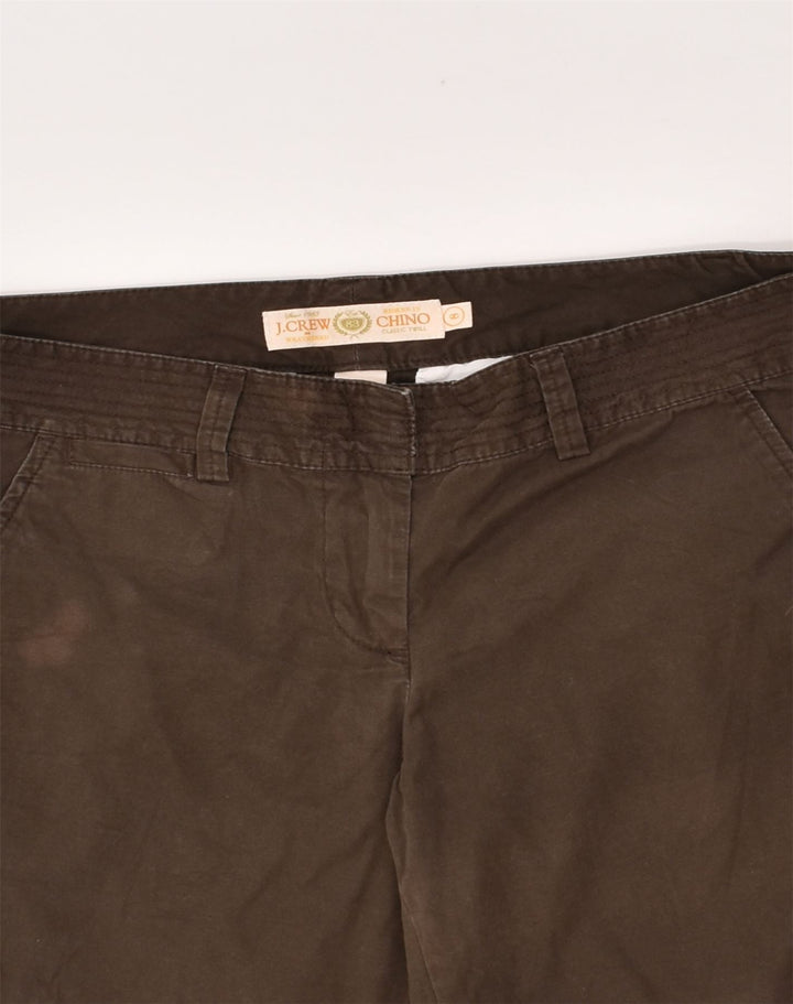 J. CREW Womens Chino Shorts US 8 Medium W32  Brown Cotton | Vintage J. Crew | Thrift | Second-Hand J. Crew | Used Clothing | Messina Hembry 