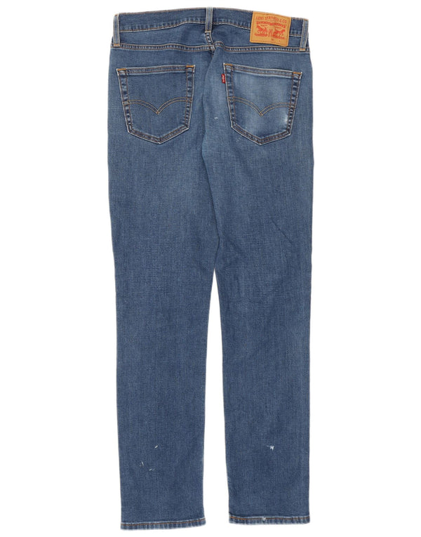 Levi's Womens Slim Jeans W32 L32 Blue Cotton