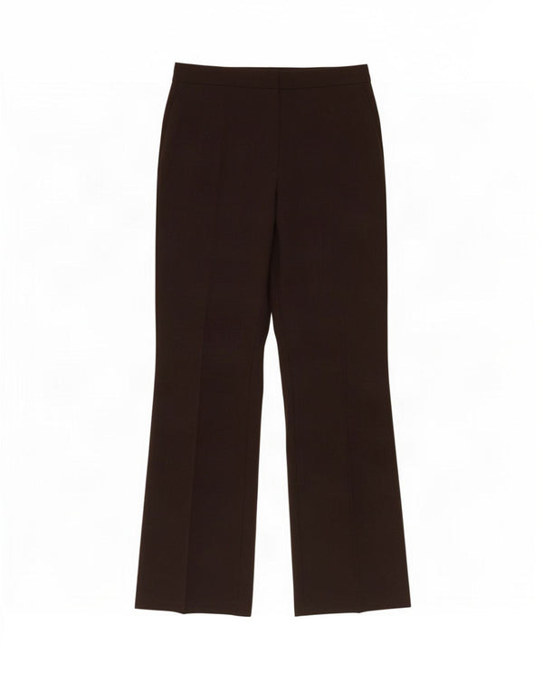 Marks & Spencer Womens Bootcut Casual Trousers UK 10 Small W27 L31 Brown