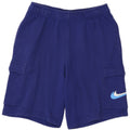 NIKE Mens Graphic Sport Shorts Small  Blue Cotton