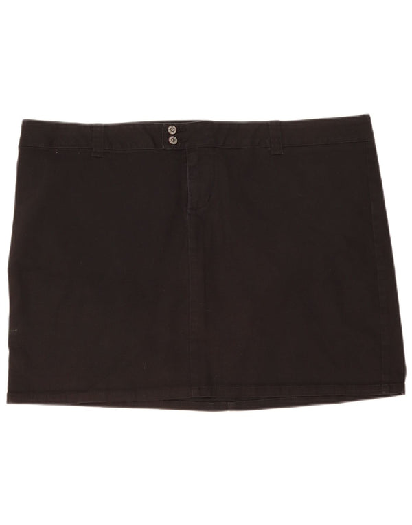 Dickies Womens Straight Skirt US 22 3XL W44  Black Cotton