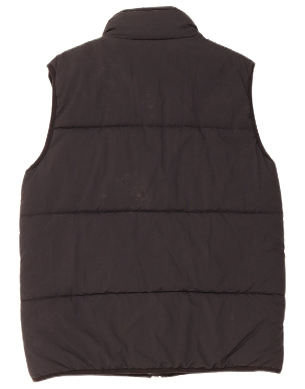 Lyle & Scott Boys Padded Gilet 15-16 Years Black Colourblock Nylon