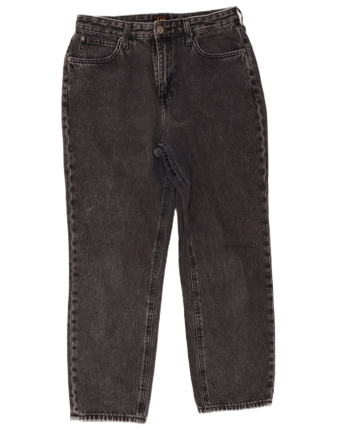 Lee Womens Carol Cropped Jeans W28 L25 Grey Cotton