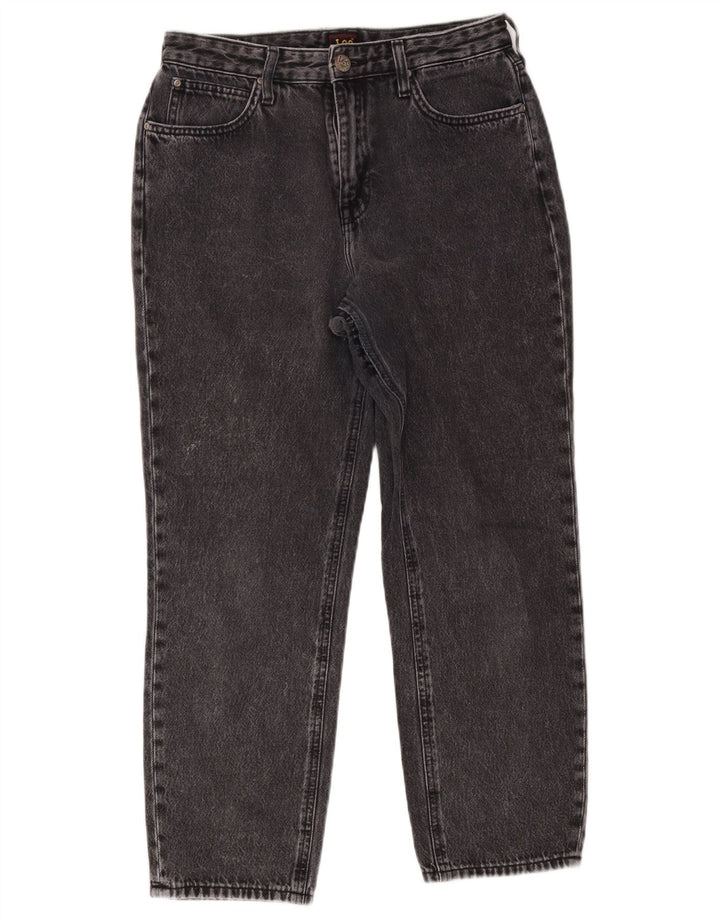 Lee Womens Carol Cropped Jeans W28 L25 Grey Cotton