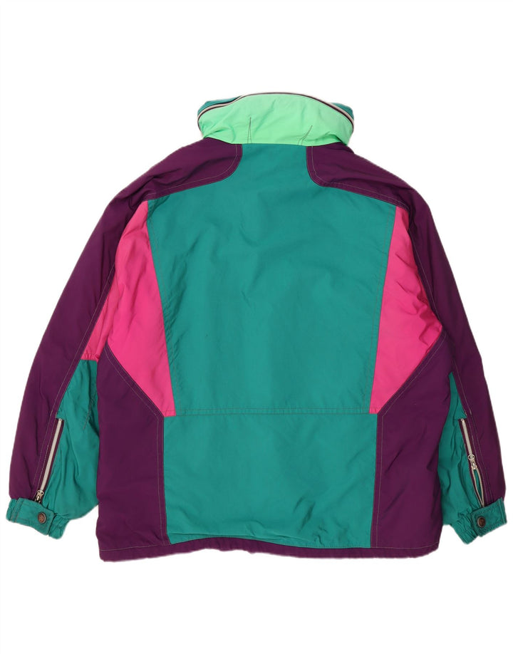 Colmar Mens Graphic Oversized Ski Jacket IT 56 XL Green Colourblock