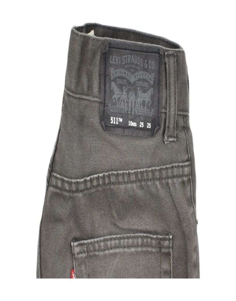 LEVI'S Boys 511 Slim Jeans 9-10 Years W25 L25 Grey Cotton | Vintage | Thrift | Second-Hand | Used Clothing | Messina Hembry 