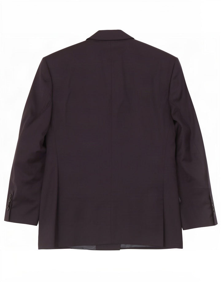 Marks & Spencer Mens Double Breasted Blazer Jacket UK 40 Medium Navy Blue