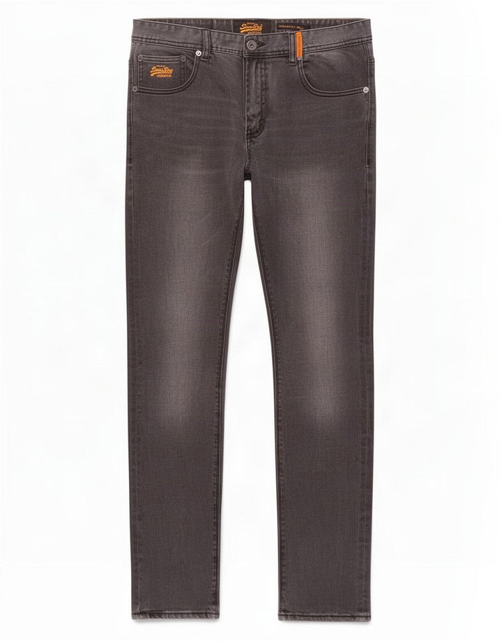 Superdry Mens Corporal Slim Jeans W34 L32 Grey Cotton