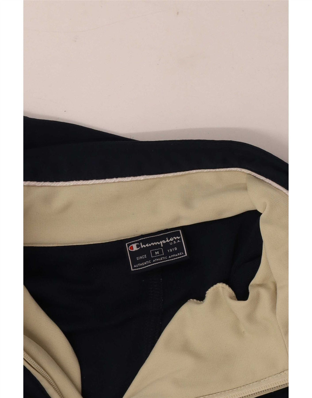 Champion Mens Tracksuit Top Jacket Medium Blue Colourblock