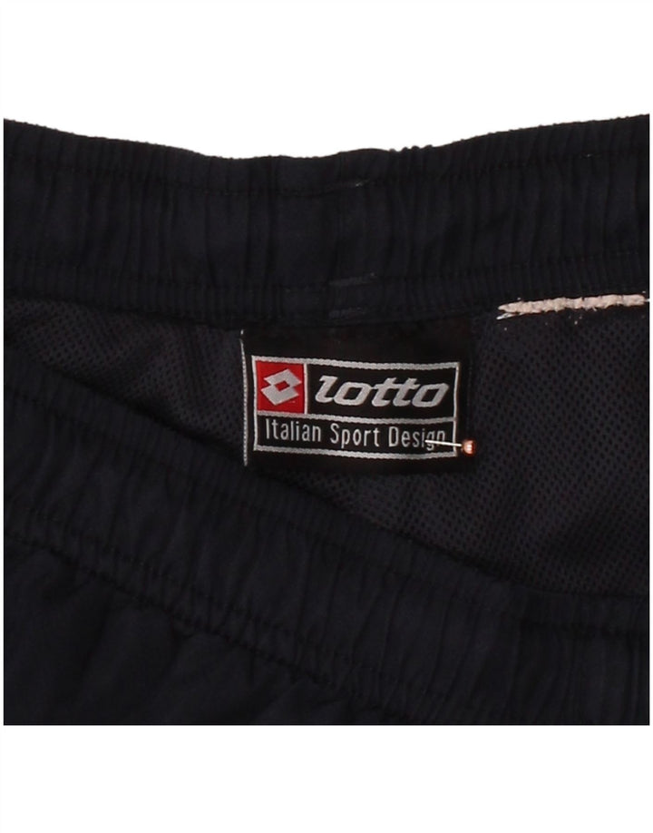 LOTTO Mens Graphic Tracksuit Trousers Joggers Large  Navy Blue