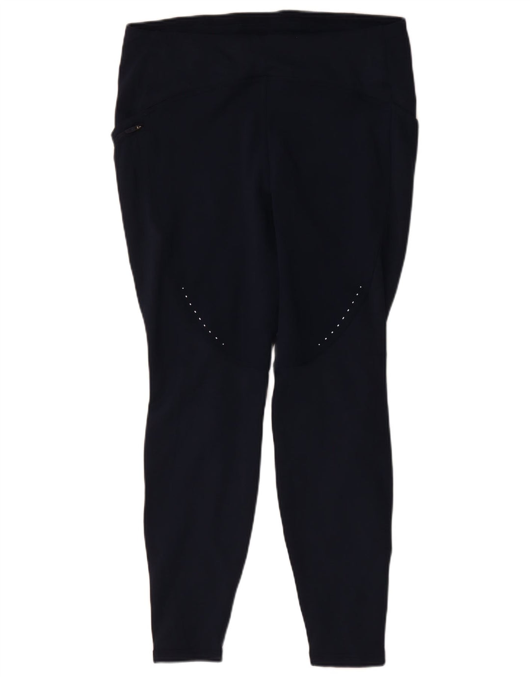 Lululemon Womens Leggings US 14 XL Navy Blue Polyester