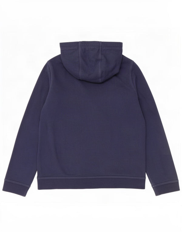 Nike Boys Hoodie Jumper 13-14 Years XL Navy Blue Cotton
