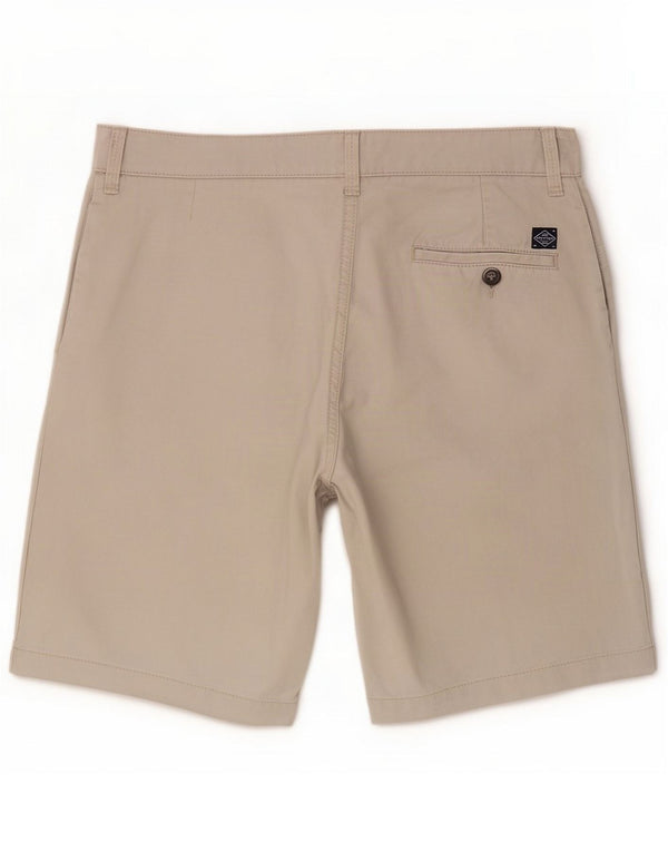 Marks & Spencer Mens Chino Shorts Medium W32 Beige Cotton