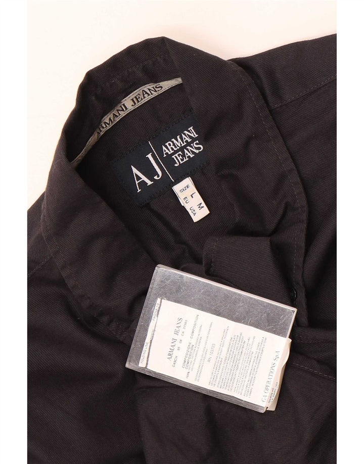 Armani Jeans Mens Shirt Large Black