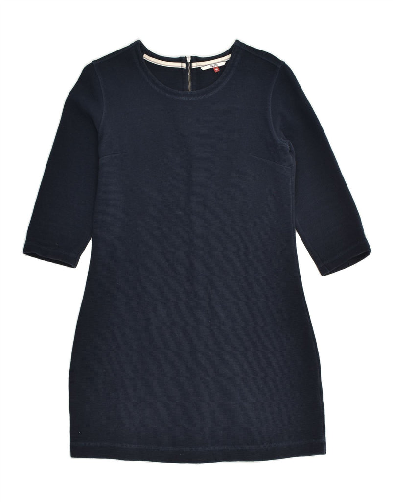 TOMMY HILFIGER Womens Long Sleeve Basic Dress UK 12 Medium Navy Blue | Vintage Tommy Hilfiger | Thrift | Second-Hand Tommy Hilfiger | Used Clothing | Messina Hembry 