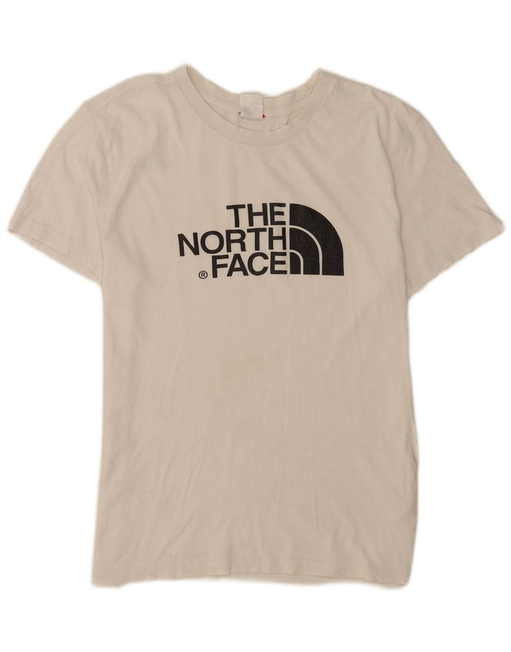 The North Face Mens Graphic T-Shirt Top Medium White Cotton