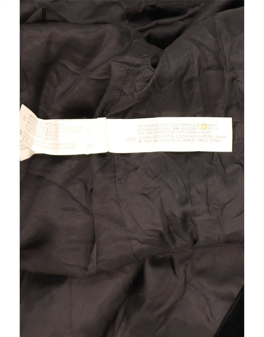Zara Mens 2 Button Velour Blazer Jacket EU 50 Medium Black Cotton