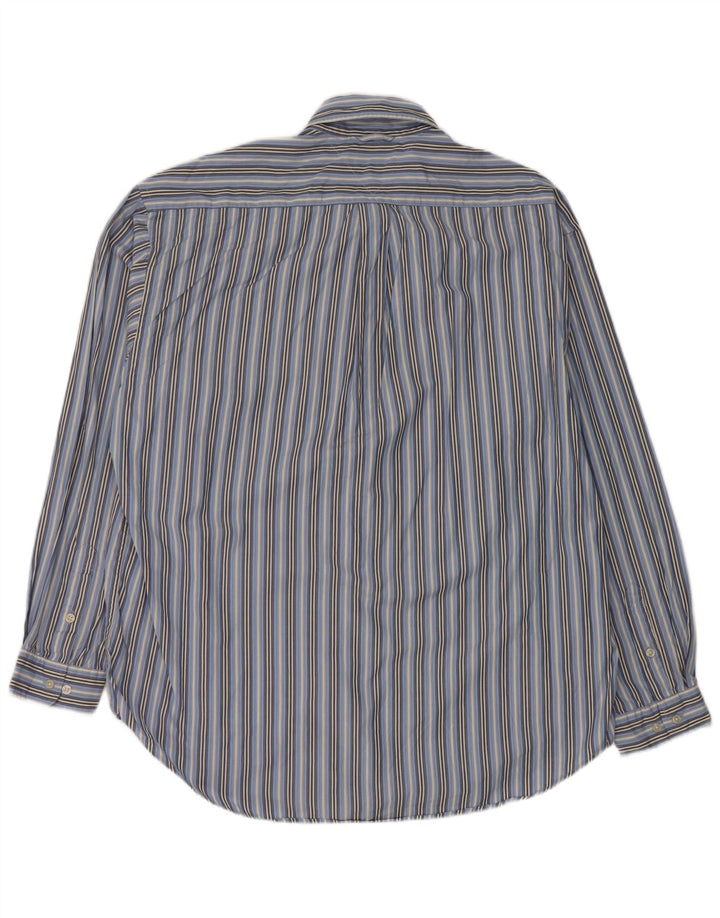Tommy Hilfiger Mens Shirt XL Blue Striped Cotton