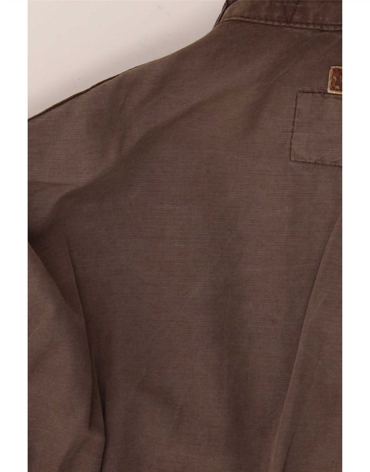 Marlboro Classics Mens Utility Jacket EU 52 XL Grey Cotton