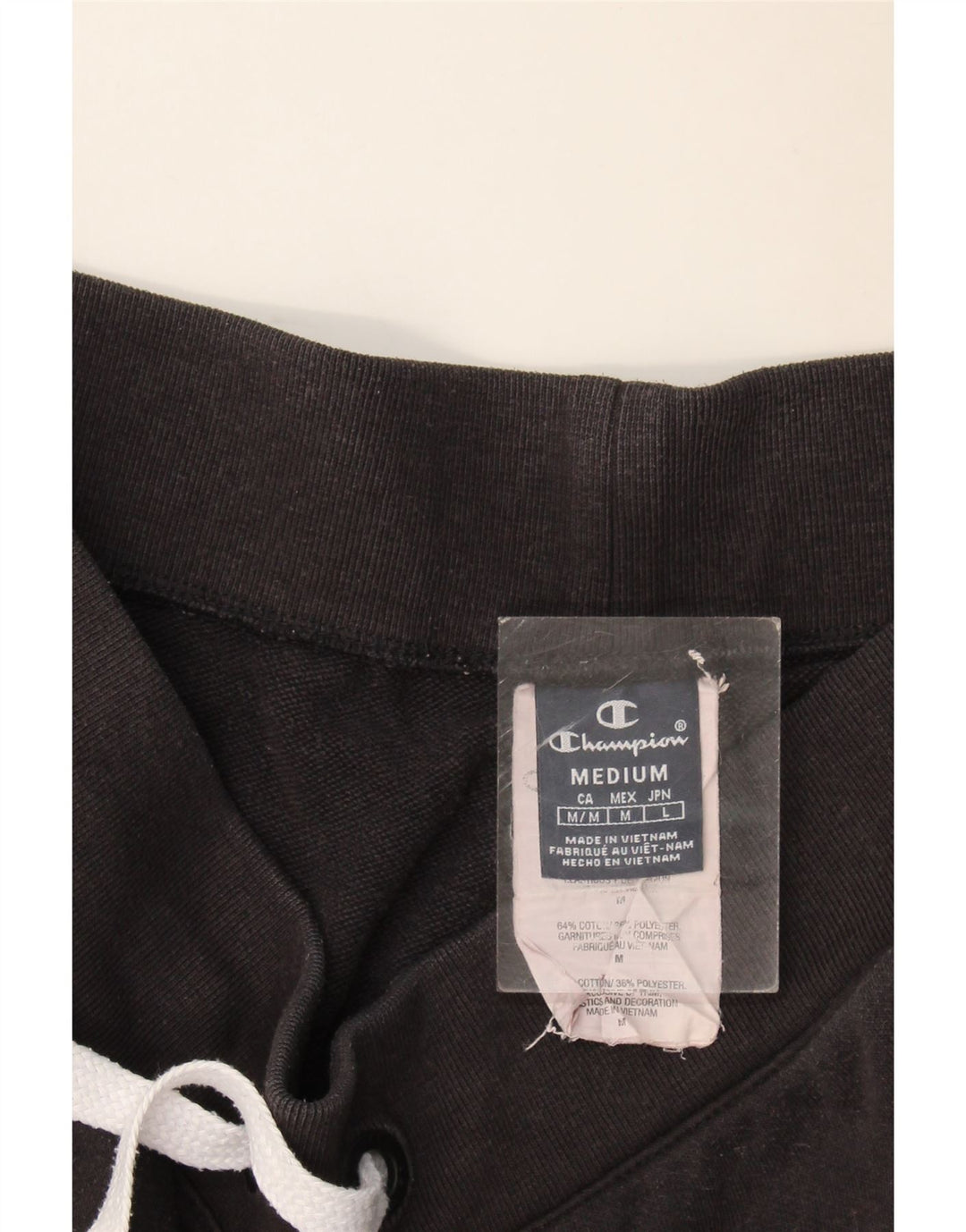 Champion Mens Graphic Sport Shorts Medium Navy Blue Cotton