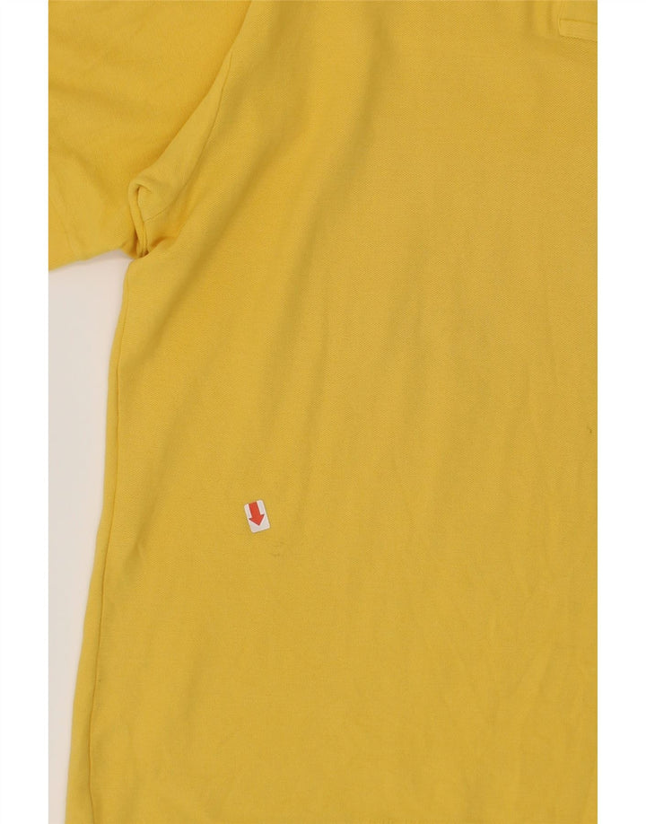 FILA Mens Polo Shirt IT 56 2XL Yellow Vintage Fila and Second-Hand Fila from Messina Hembry 