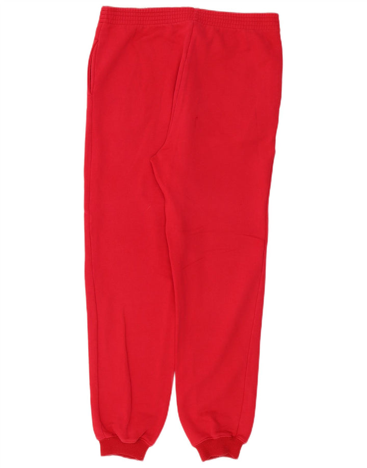 Vintage Mens Tracksuit Trousers Joggers Medium  Red