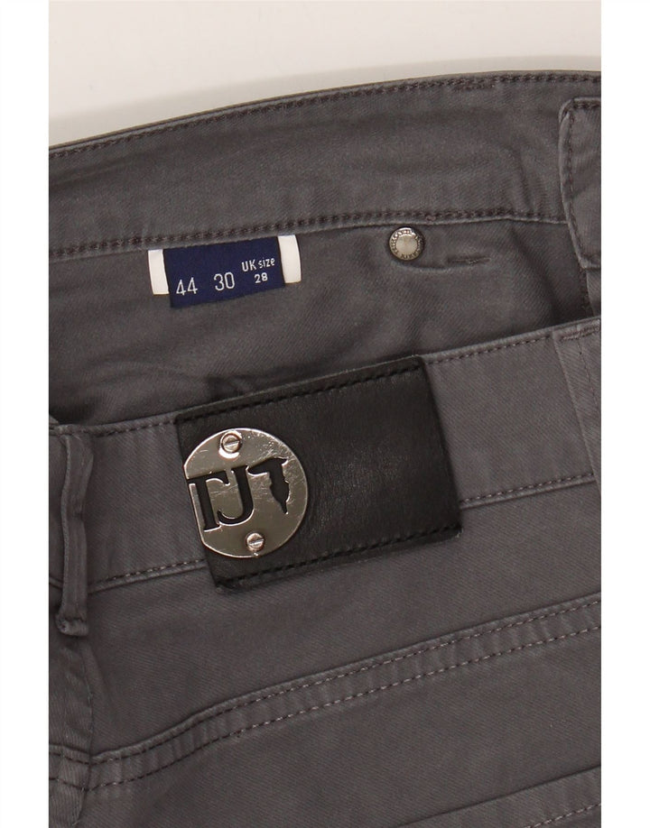 TRUSSARDI Womens Straight Casual Trousers W28 L29 Grey Vintage Trussardi and Second-Hand Trussardi from Messina Hembry 