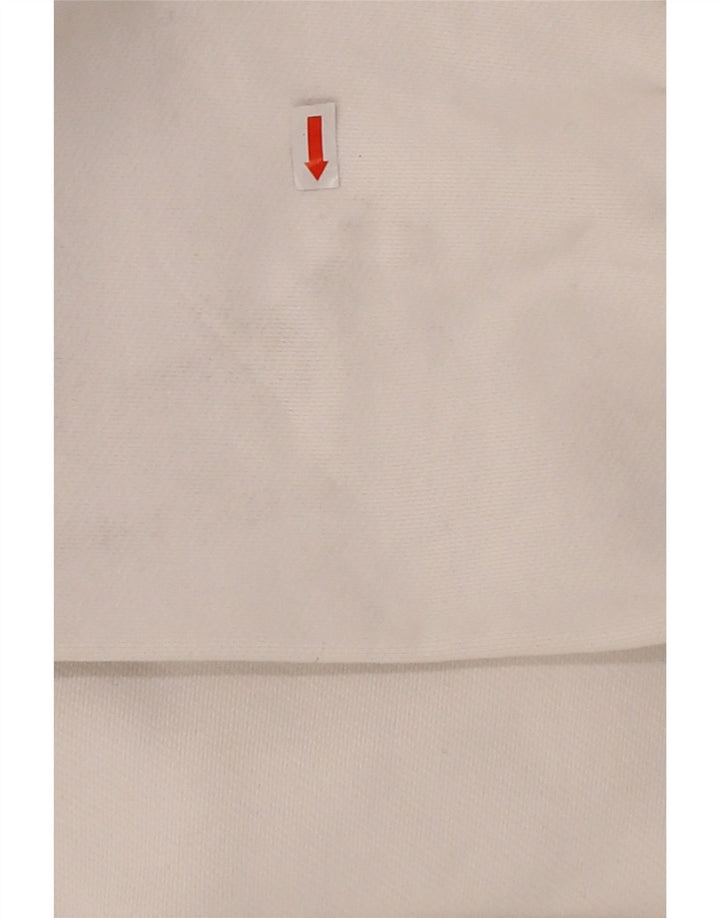 TOMMY HILFIGER Womens Oversized Sweatshirt Jumper UK 16 Large Off White Vintage Tommy Hilfiger and Second-Hand Tommy Hilfiger from Messina Hembry 